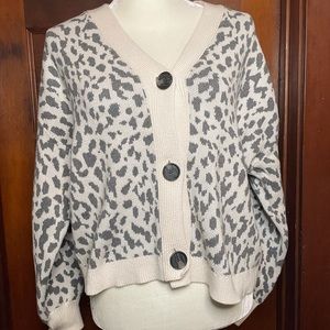 Loft Animal Print Cardigan (64)